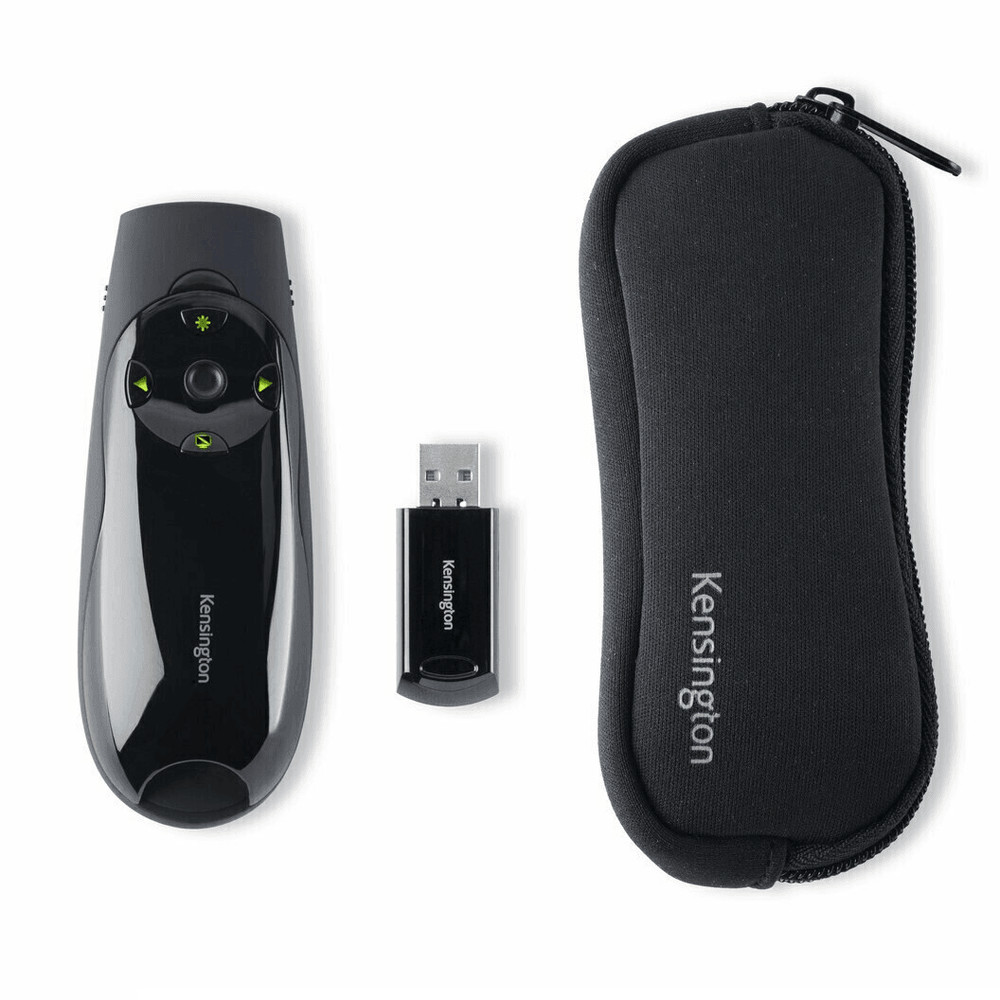 NEW Kensington Presenter Expert With Green Laser Pointer Remote
