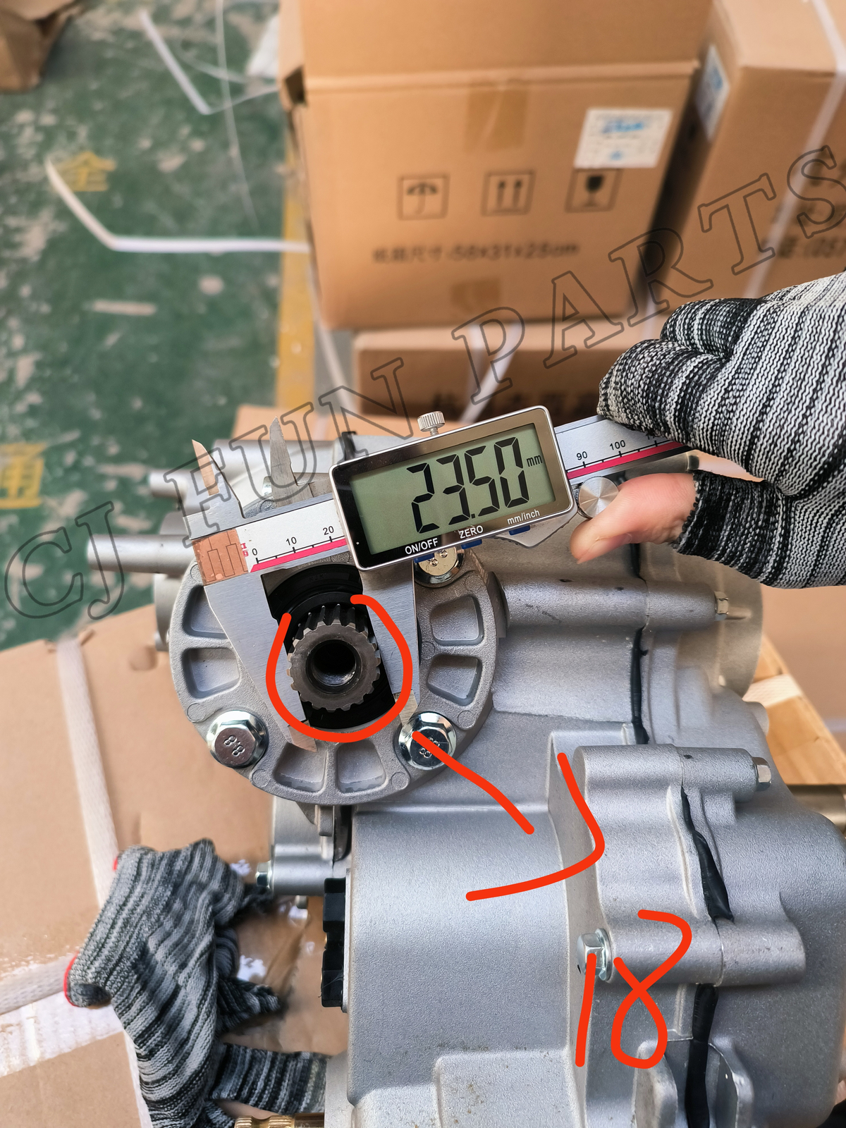 GEARBOX FOR CAN-AM BRP800 800R OUTLANDER RENEGADE ATV UTV TRANSMISSION 420685390