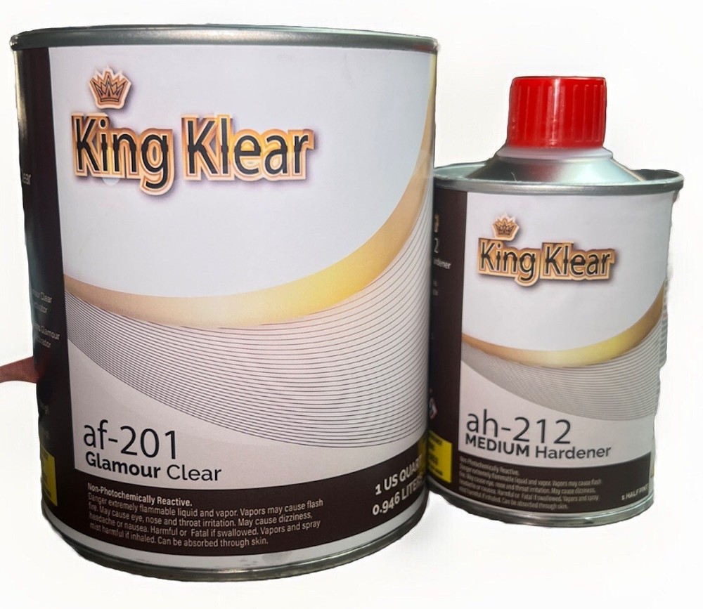 HIGH GLOSS & SOLIDS PROFESSIONAL CLEAR-COAT QUART WITH MEDIUM ACTIVATOR 4:1