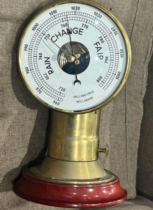 Brass Barometer