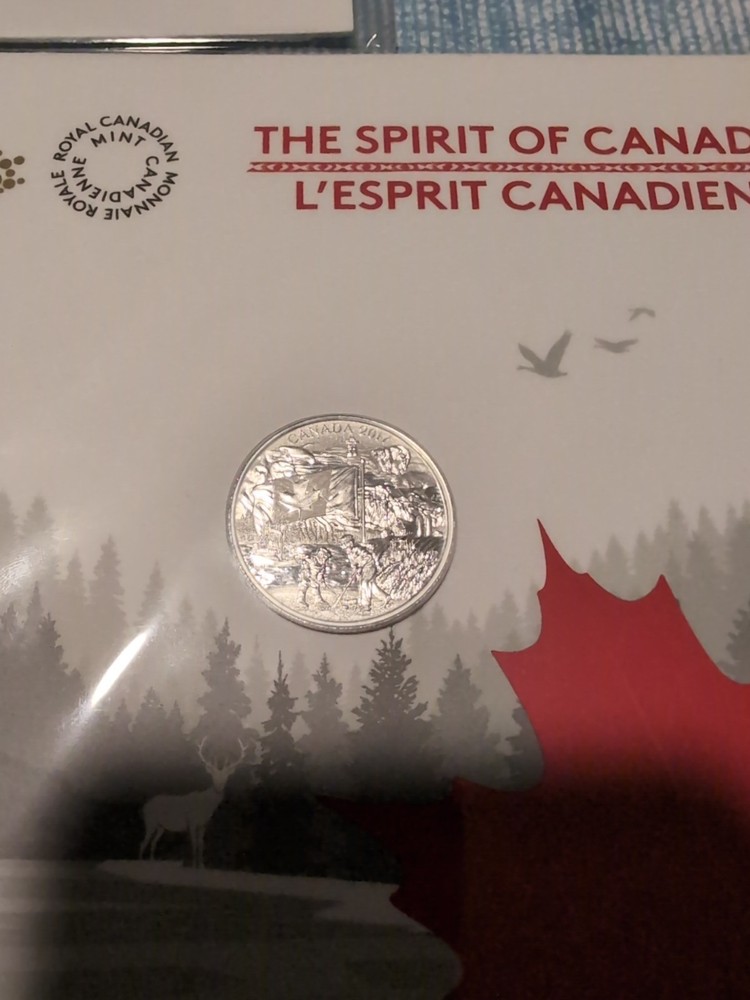 2017 Canada $3 and $5 Silver 3 coin set