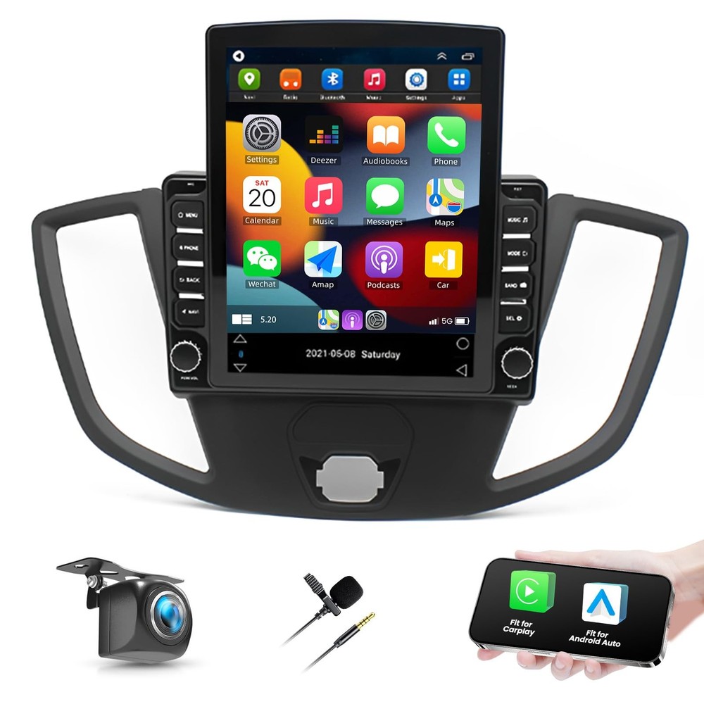 Transit Custom 2013-2019 Android 13 Stereo 9.7 Touchscreen Wireless Carplay