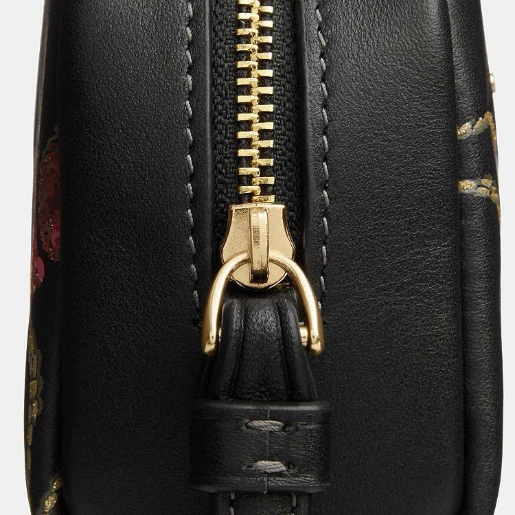 Coach Pouch Wristlet With Cherry Print CDF01