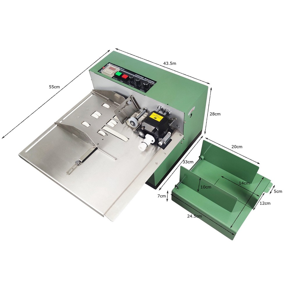 MY-380F Auto Dry Ink Batch Coding Machine Printing Date Coder Coder 110V