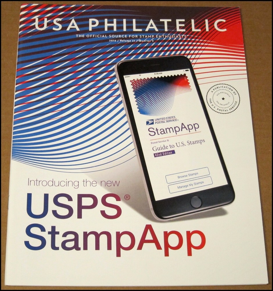 2016 USA Philatelic Stamp Catalog Volume 21 Q3 USPS StampApp Star Trek
