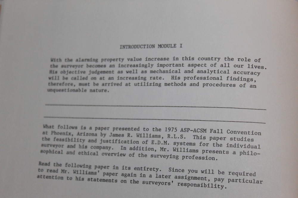 Self Study Guide In EDM Electronic Distance Measuring Systems Vintage Booklet