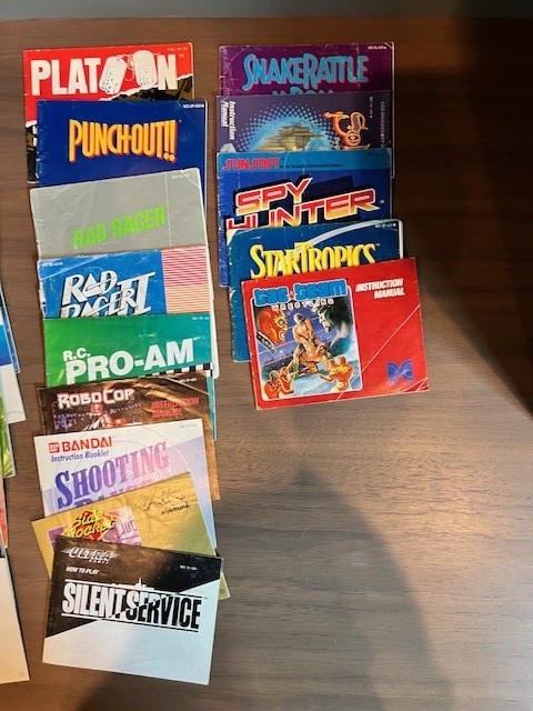 NES Nintendo manual instruction booklet