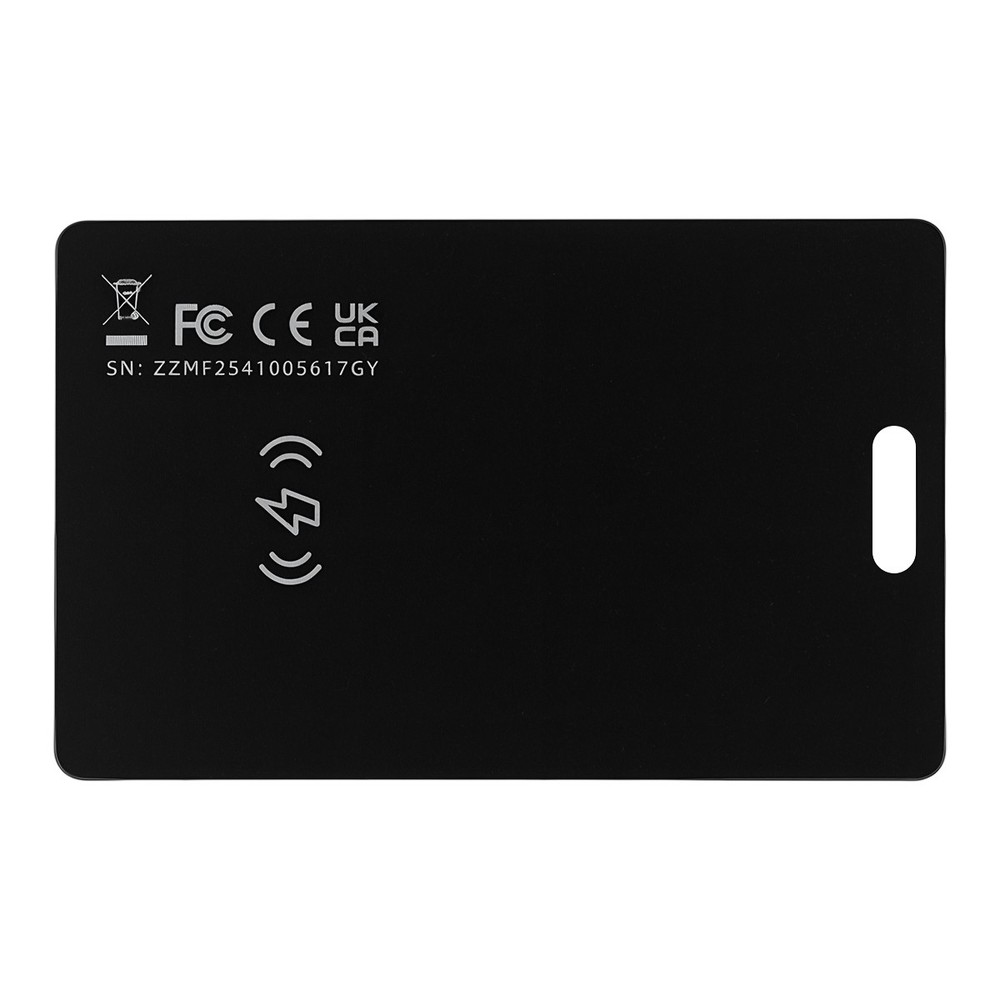 Slim Rechargeable Wallet Tracker Card - Works with iPhone & Google Find My