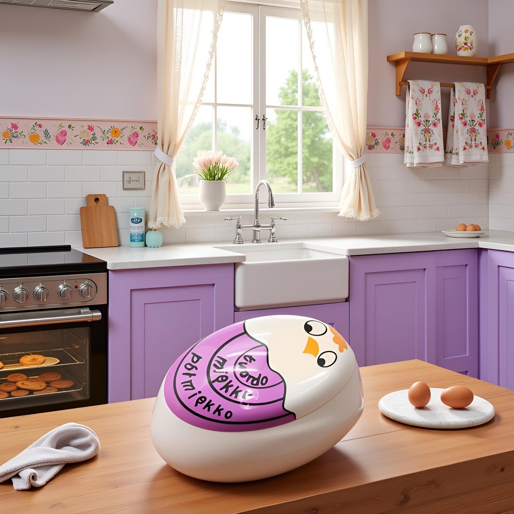 1Pc Purple Kitchen Timer Practical Reminder Color Changing Egg Timer，Timers,K...