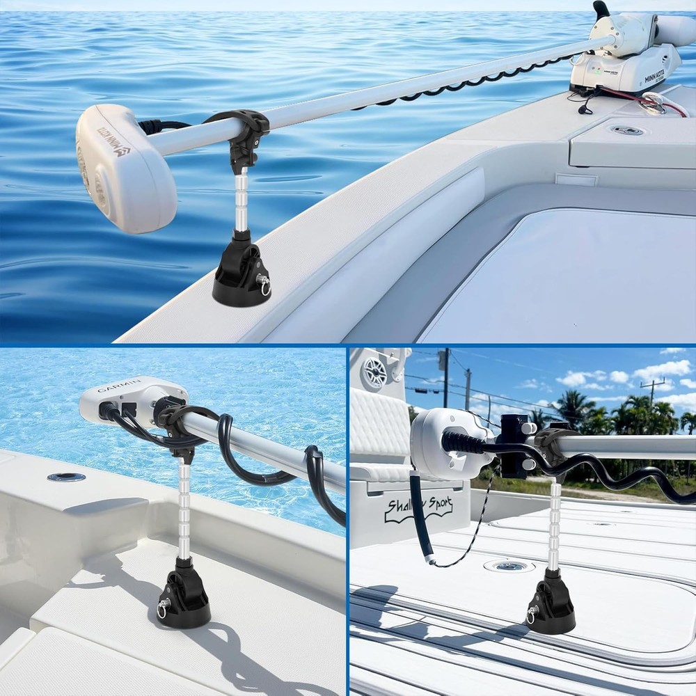Trolling Motor Stabilizer Mount Support for Minn Kota Riptide Terrova, Ulterra