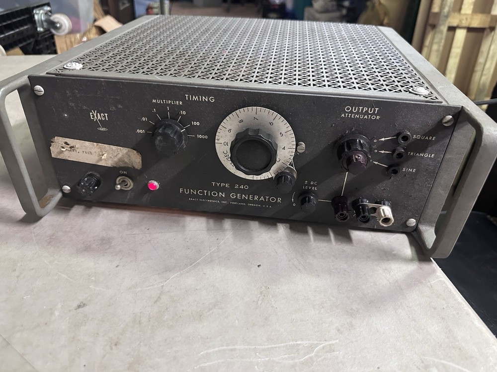 EXACT TYPE 240 FUNCTION GENERATOR Powers On- Untested On Equipment