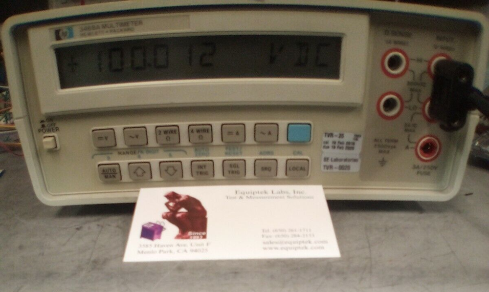 HP 3468A Multimeter CALIBRATED! Excellent Condition