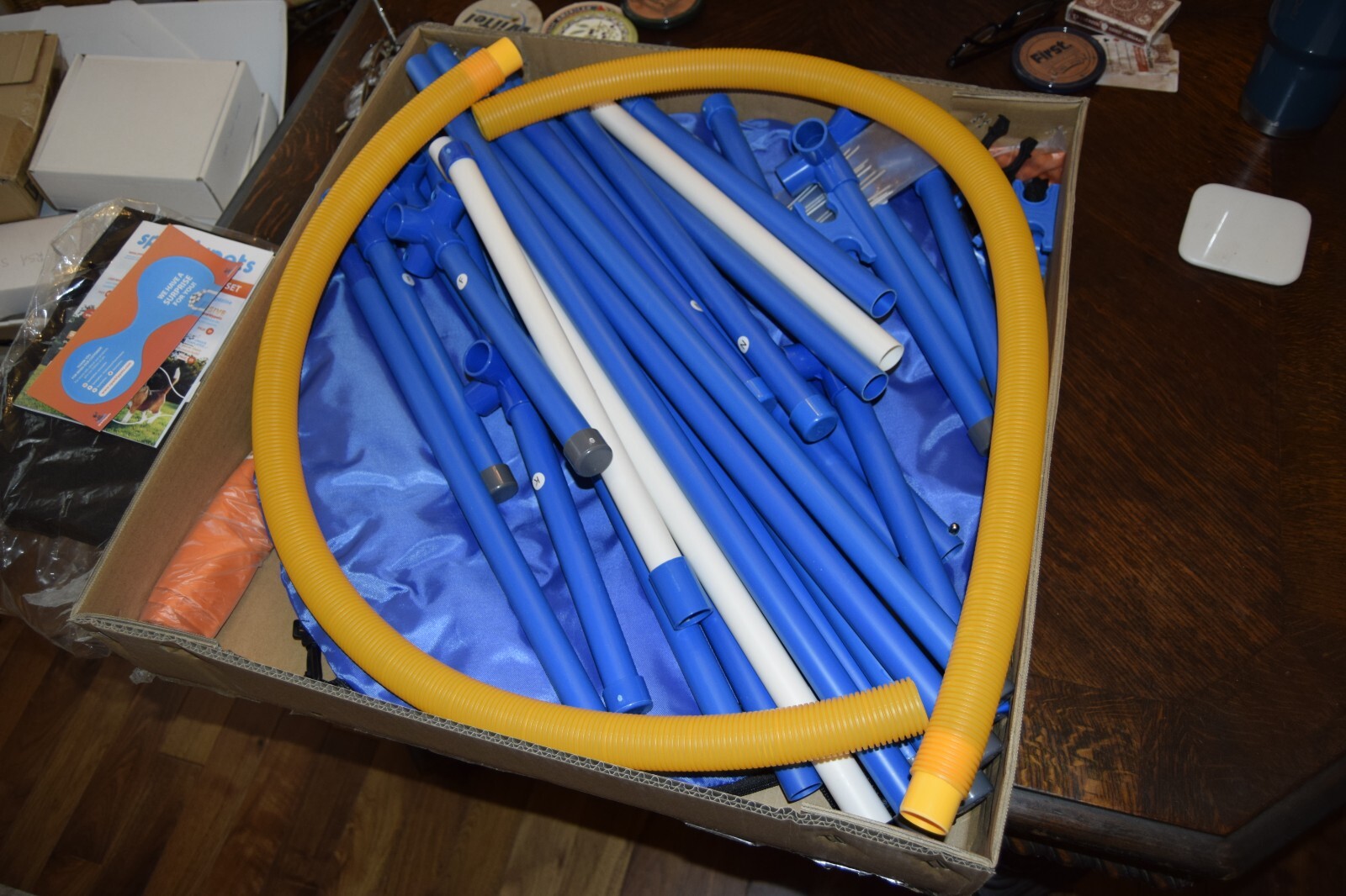 New! Sparklypets Dog Agility Obstacle Training Course Kit - Yard Excercise