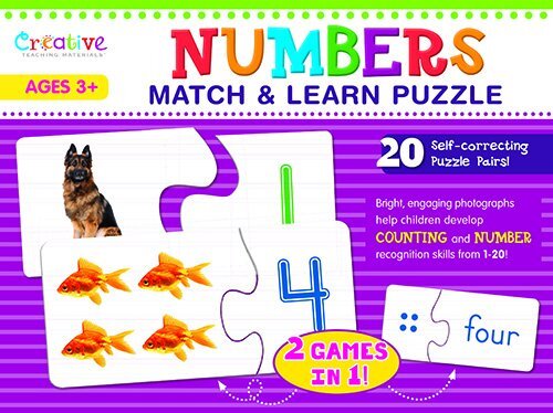 Numbers Match and Learn Puzzle