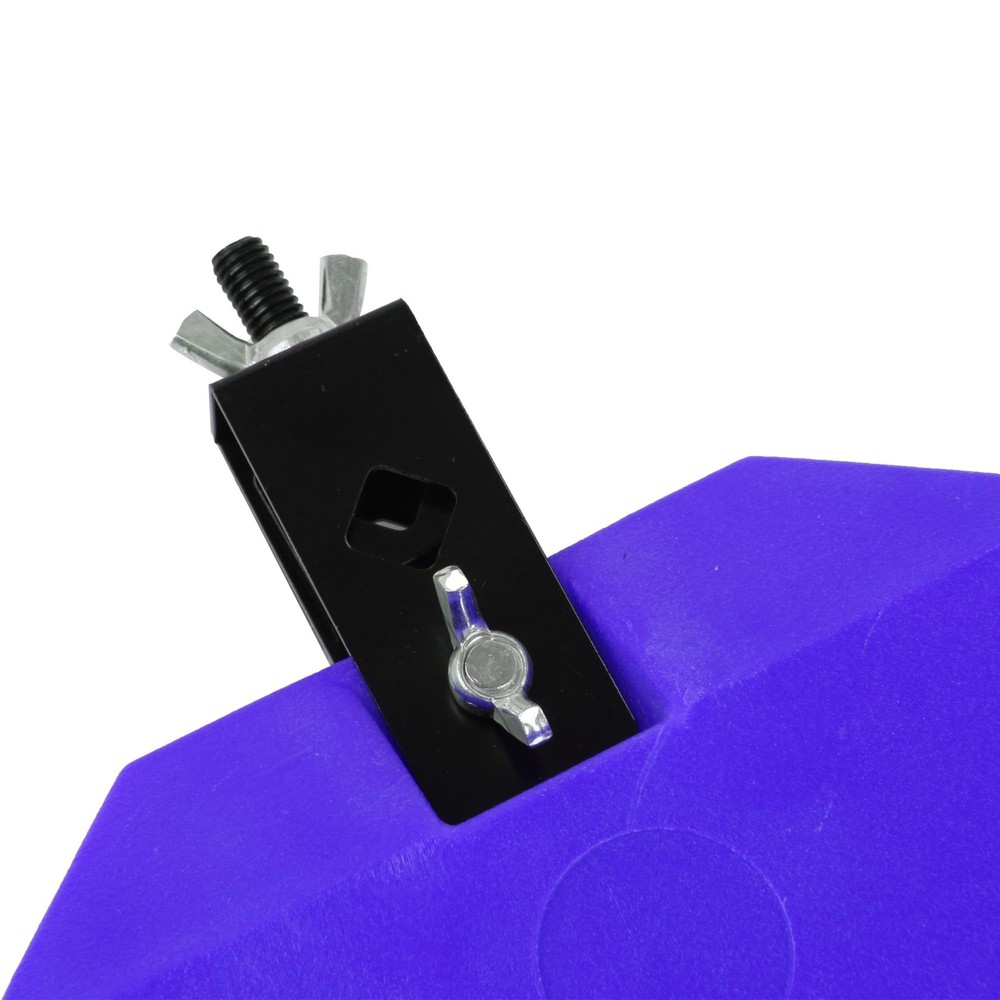 Yibuy Blue Plastic Percussion Instruments Block Percussion Jam Block