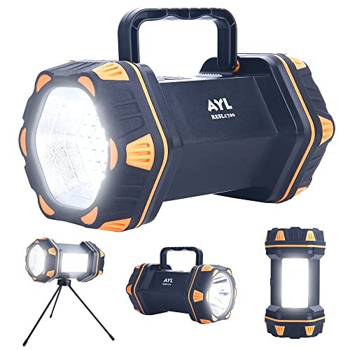 LED Camping Lantern Rechargeable, Camping Flashlight 8 Light Modes, 4800mAh