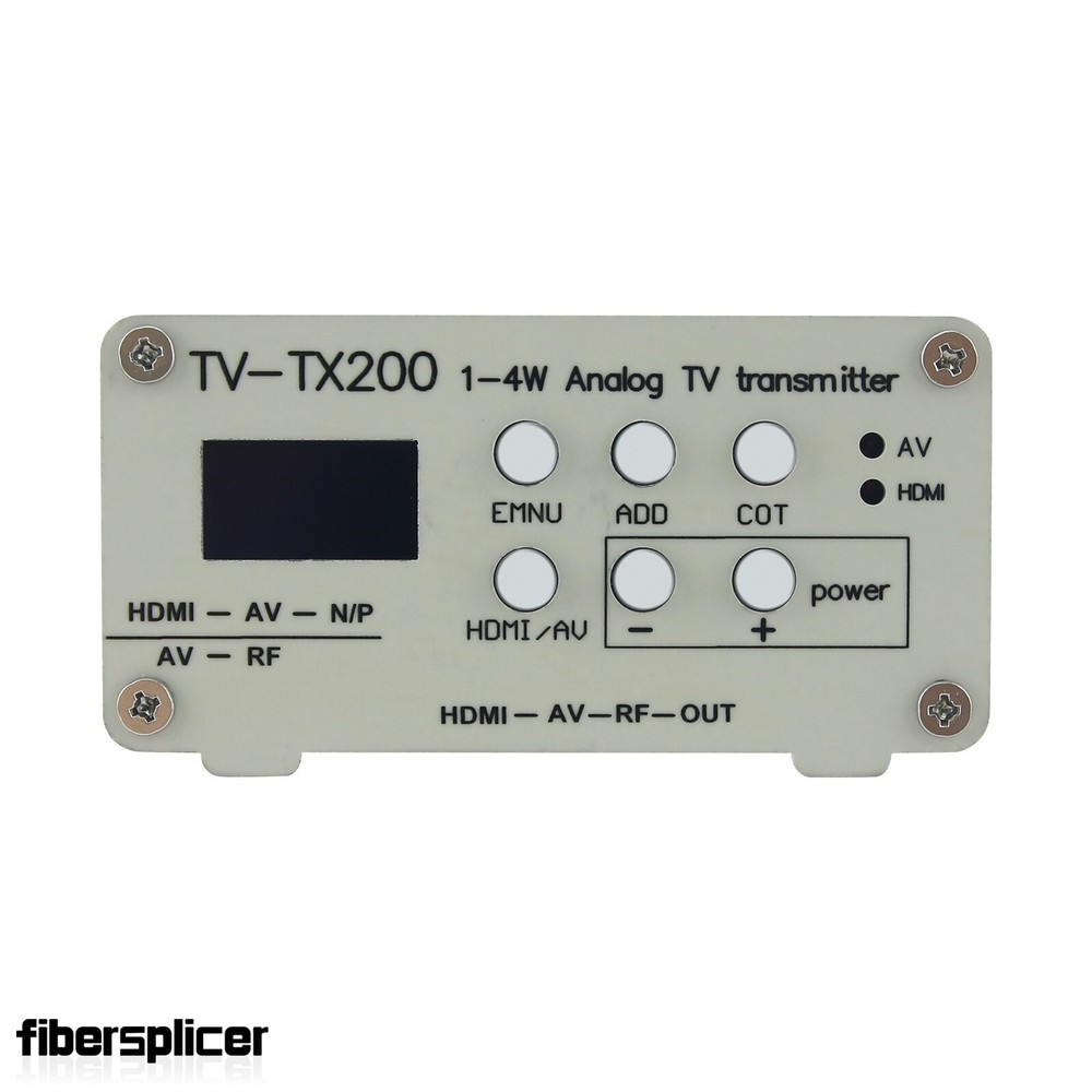 TV-TX200 VHF/UHF Analog TV Transmitter Support HD/AV Analog Signal Transmitter
