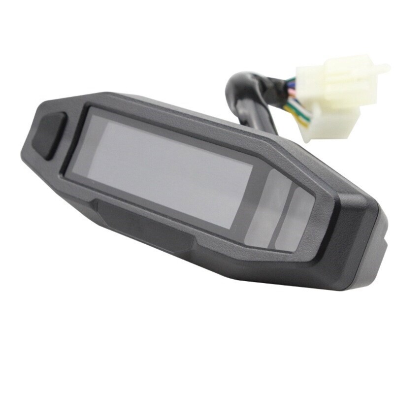 Motorcycle Speedometer Digital Speed Meter LED Tachometer Dashboard Instrument