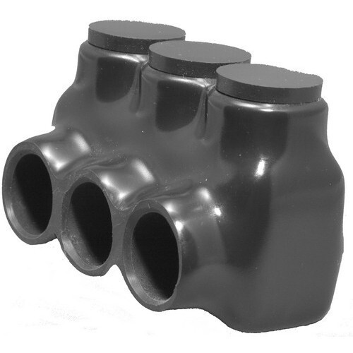 #4-3 Blk Insul Conn Sgl