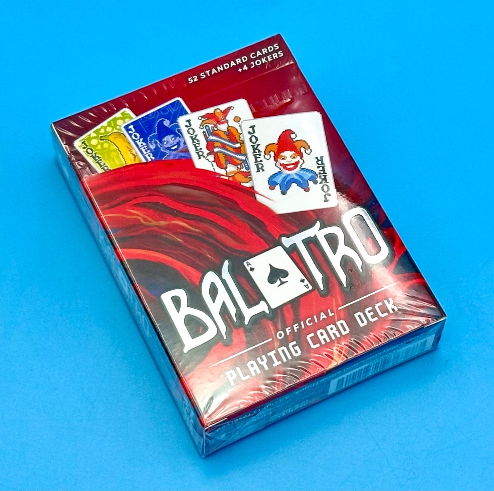 Balatro Official Playing Card Deck 52 Standard + 4 Jokers Blackjack Poker Casino
