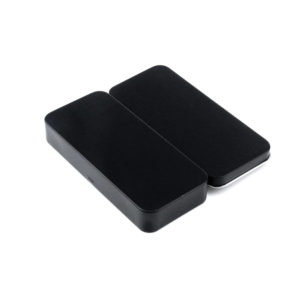 Tighall -8PCS- Rectangular Empty Hinged Tin Box with Lid Bulk Mini Storage Co...