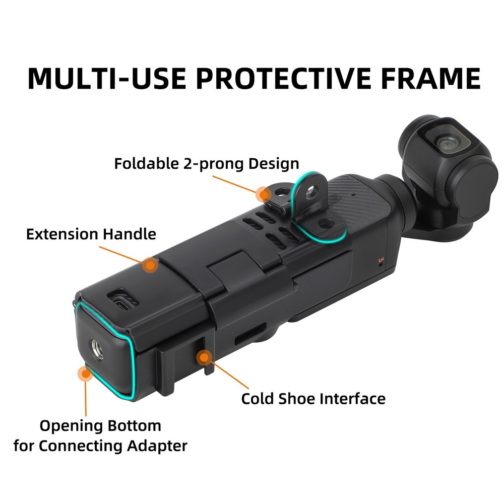 For DJI OSMO POCKET 3 Expansion Adapter Head Camera Fixed Bezel Bracket