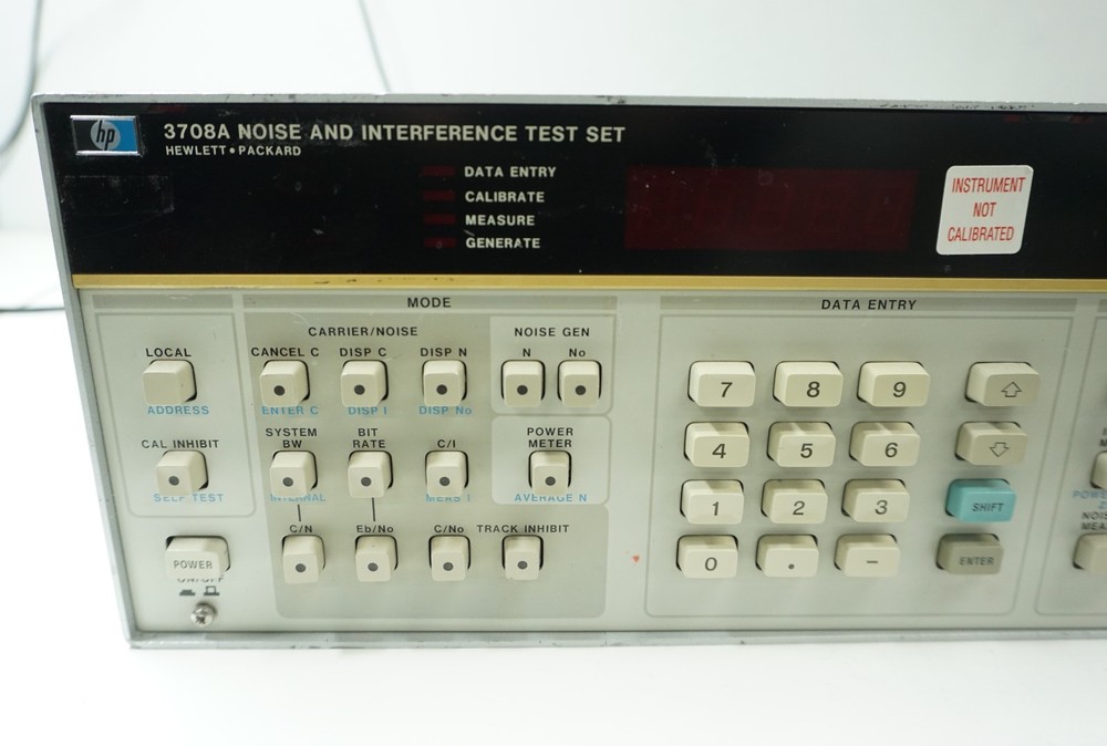 HP Hewlett Packard 3708A Noise and Interference Test Set - READ!