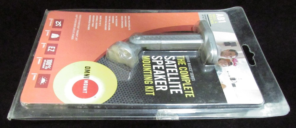 Omni Mount THE COMPLETE SATELLITE SPEAKER MOUNTING KIT ~ AB1 WALL & CEILING