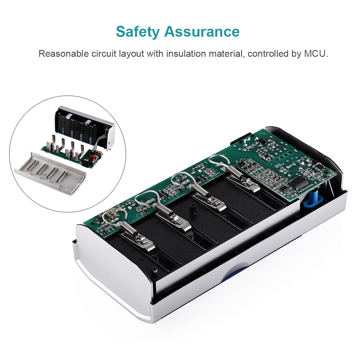 LCD Smart Battery Charger For AAA AA C D 9V Ni-MH Ni-CD Rechargeable Batteries