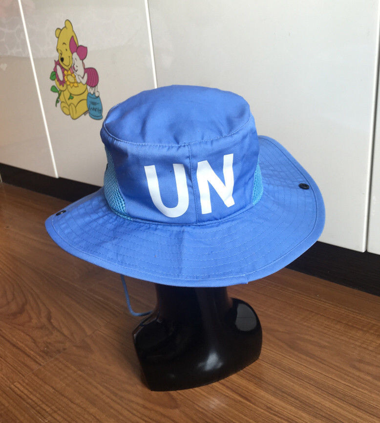 UN BLUE CAP UNITED NATIONS PEACEKEEPING FORCE CAP TACTICS CAP SIZE XL -chho981