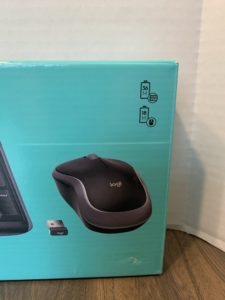 Logitech MK270 Full-size Wireless 2.4G Membrane Keyboard and Mouse Bundle PC/MAC