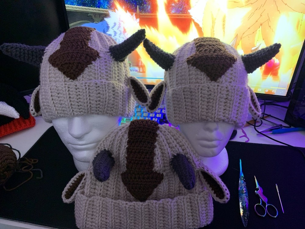 Handmade APPA crochet beanie