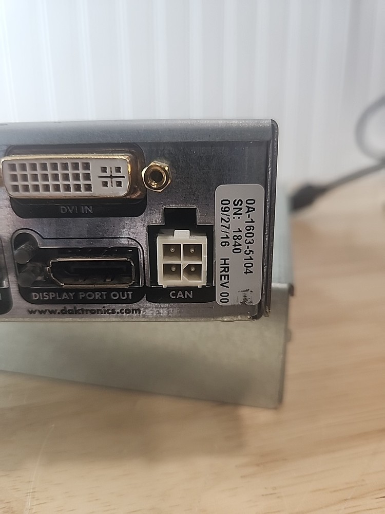 Daktronics VIP-5160 Video Image Processor 0A-1603-5104