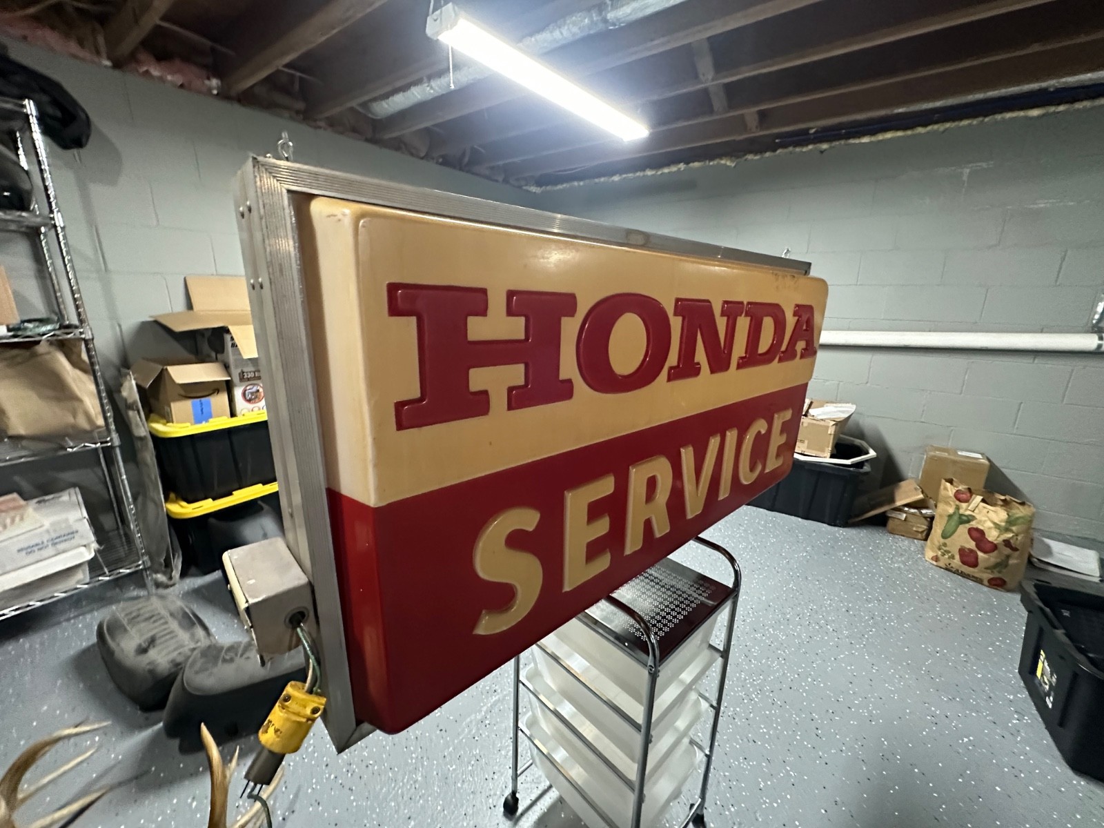 ORIGINAL DEALER HONDA SERVICE SIGN