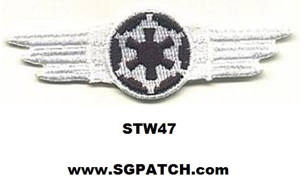 STAR WARS WHITE TIE FIGHTER WING PATCH - STW47