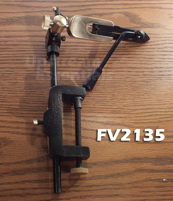 Fly Tying Vise - Rotating Lever Action - Clamp Base