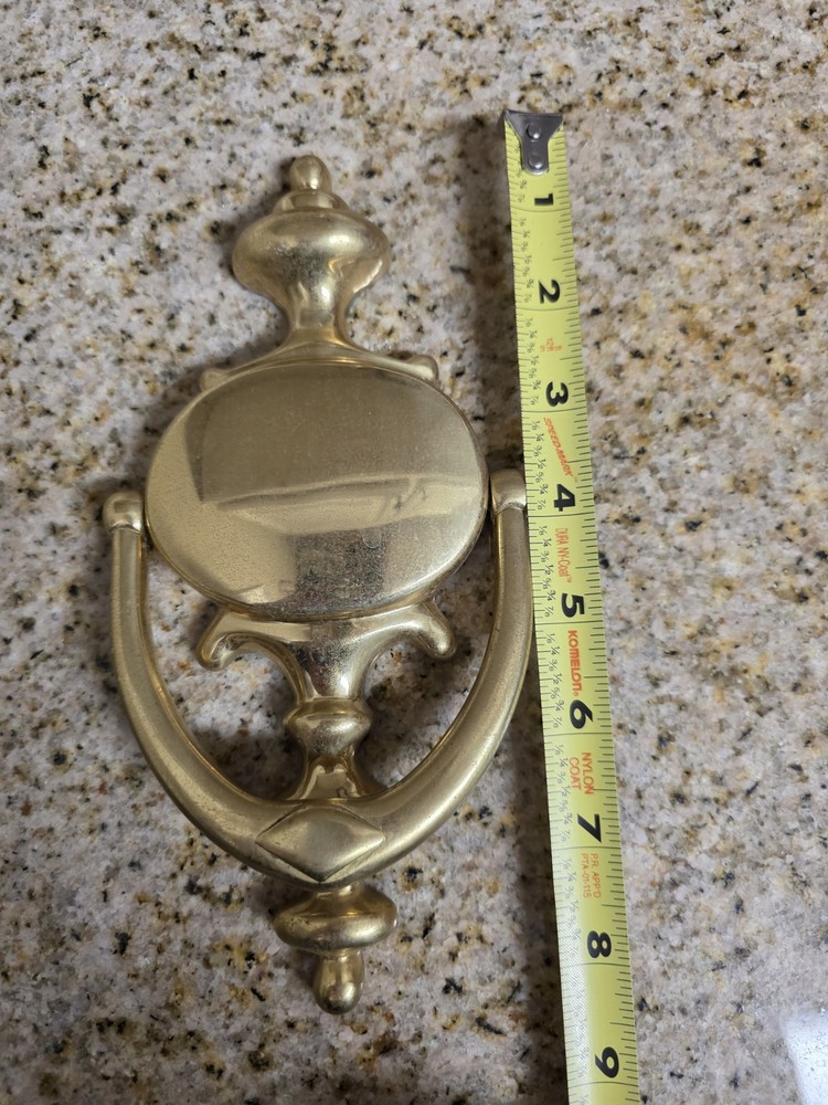 Large Baldwin Imperial Brass Door Knocker Solid Brass