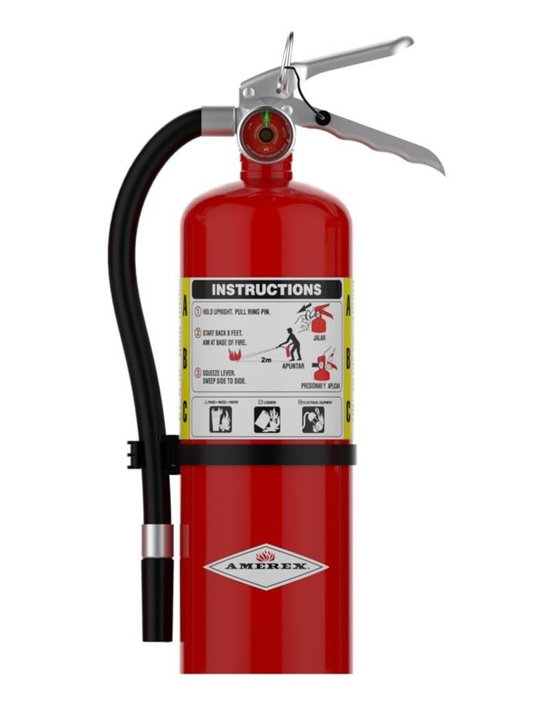 5 lb. ABC Dry Chemical Fire Extinguisher, with Wall Bracket