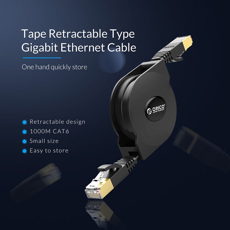 ORICO RJ-45 Ethernet Cable Retractable Ethernet LAN Internet Network Cable