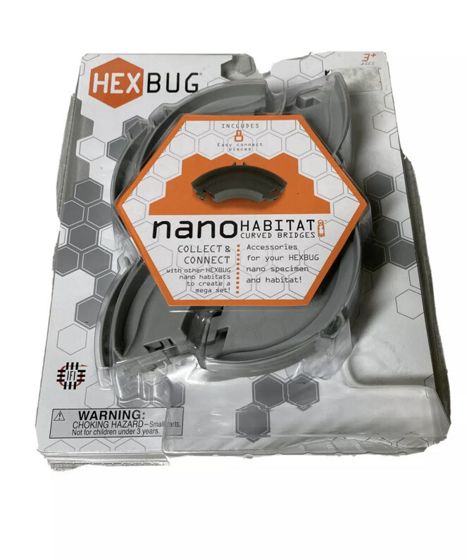 🔥HEXBUG Micro Robotic Creatures Nano Habitat - Curved Bridges - 8 Pieces 🔥