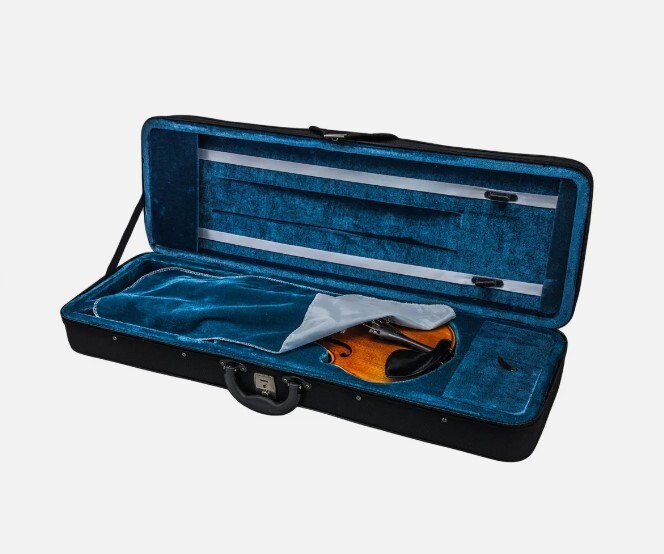 NEW Solid Wood Intermediate Plus 4/4 Violin VN302 w Oblong Case Bow Rosin String