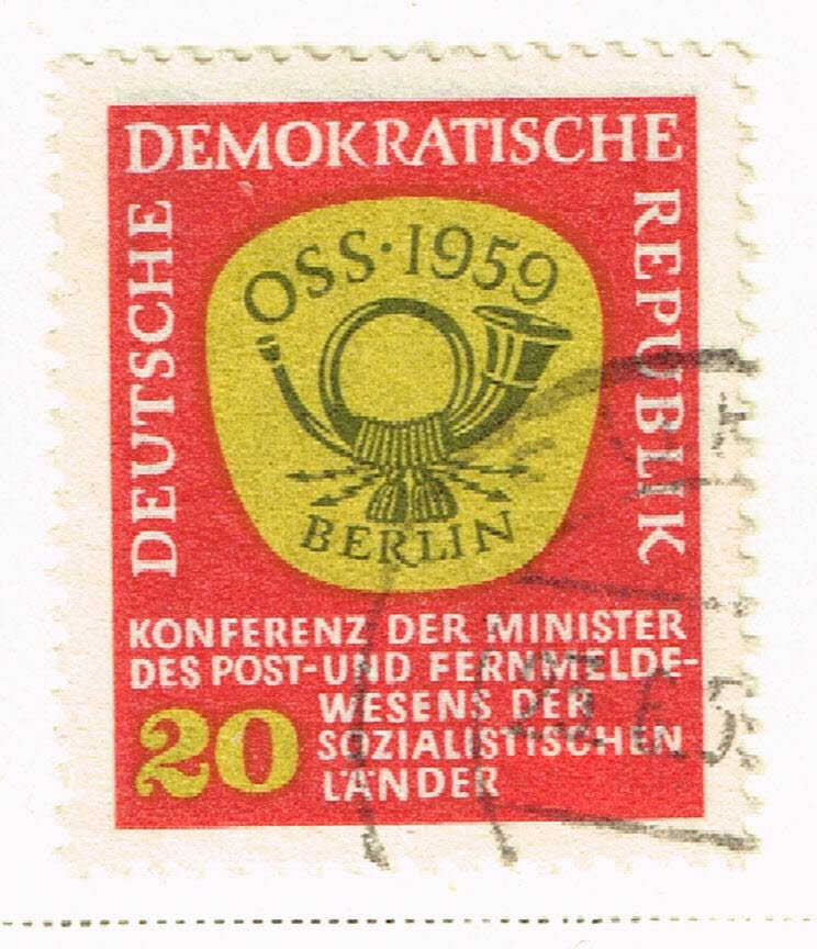 Germany DDR Postal Horn 1959