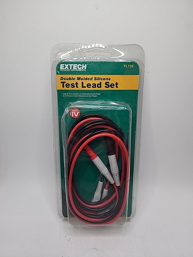 TL726  Silicone Test Lead Set- Double Moulded (Extech)