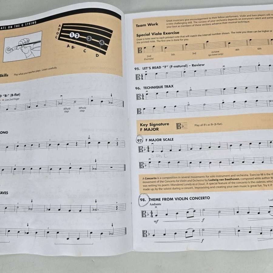 Essential Elements For Strings Viola Book 2 Hal Leonard Workbook 2004 Music