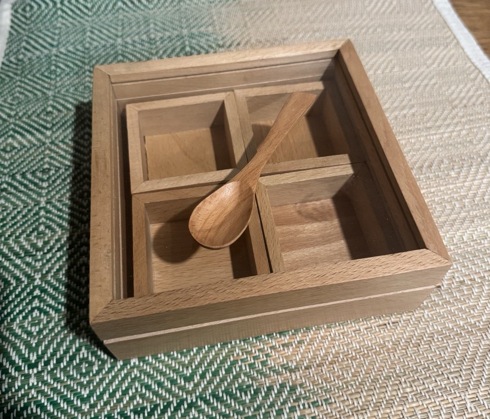 Wooden Spice Box