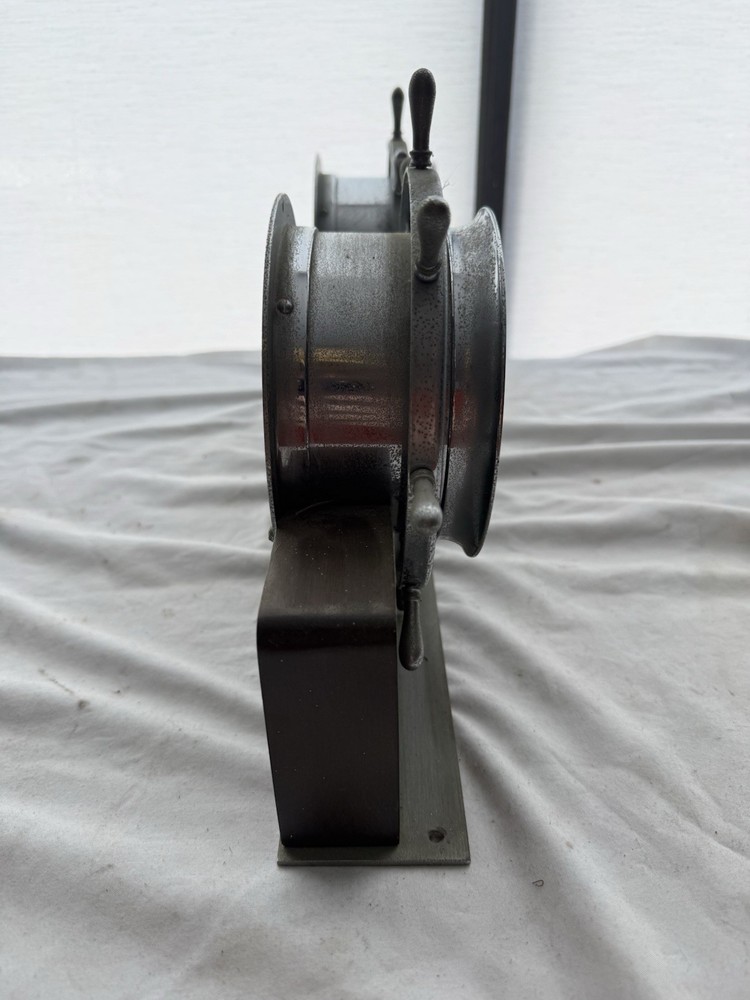 SETH THOMAS Brass Clock E537-001 and Barometer E537-009 With Case