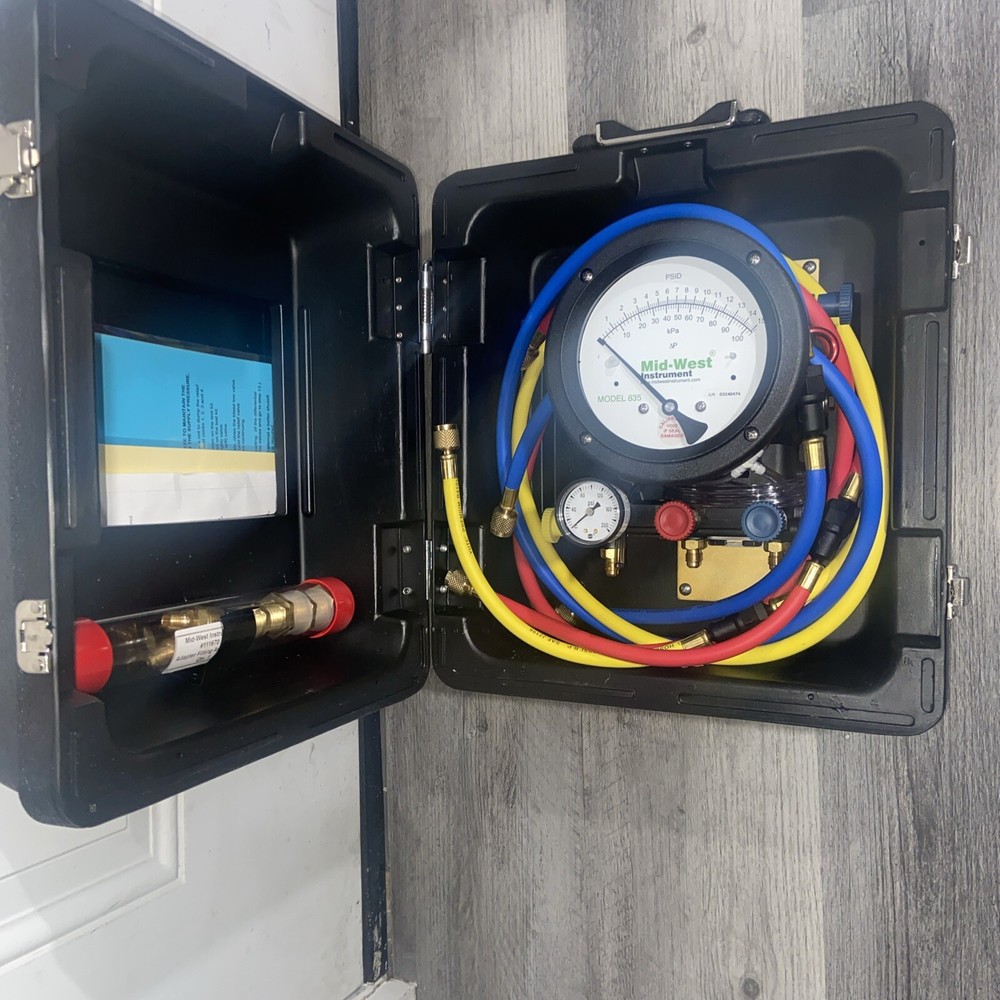 Mid-west Instruments 835 backflow testing kit