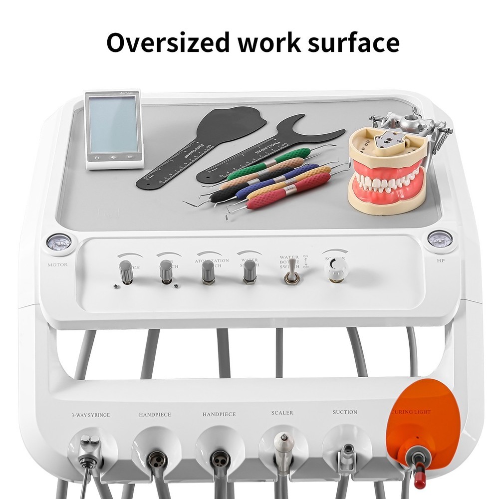 Dental Unit Chair DC Motor Computer Controlled/Portable Delivery Unit Compressor