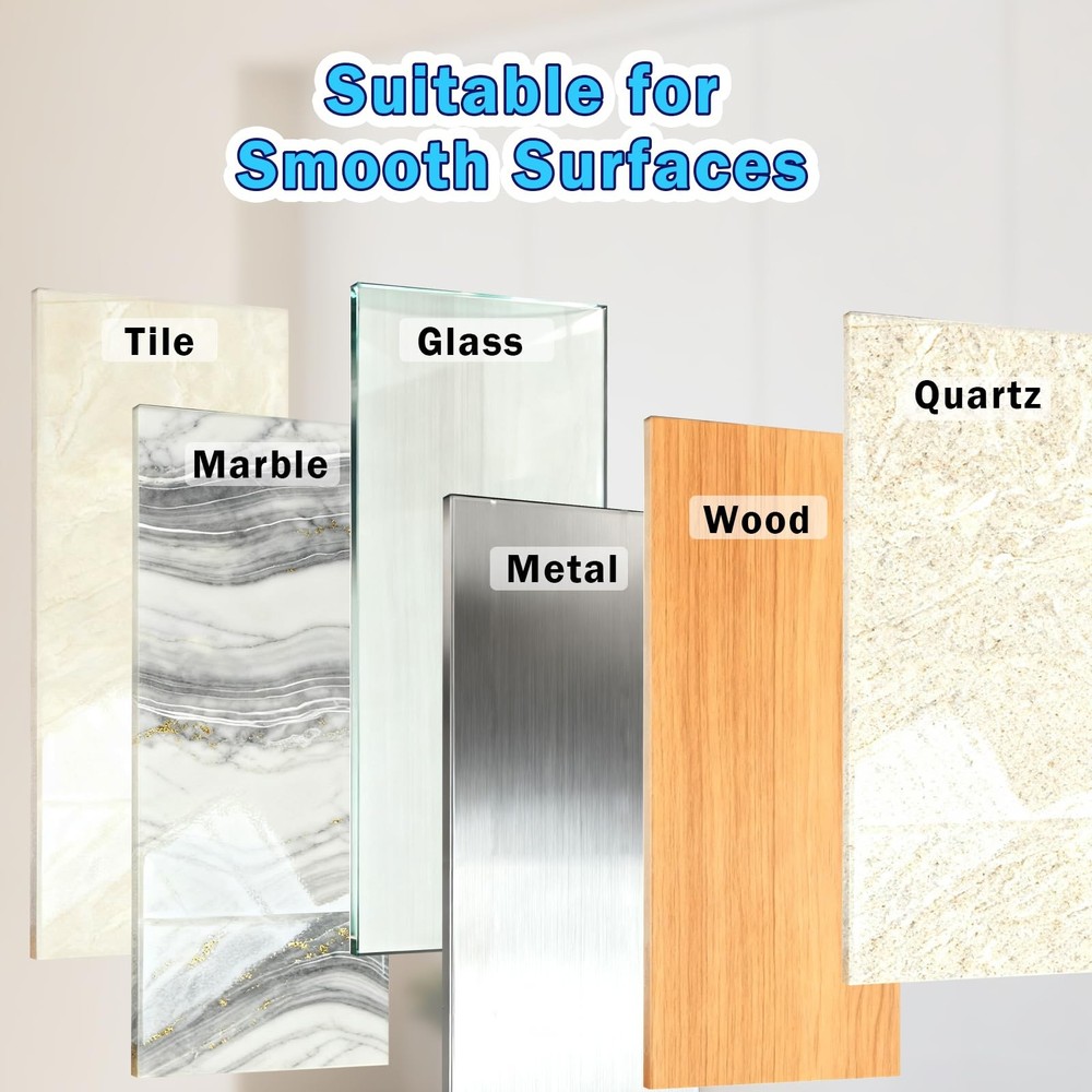 6 Pack Shower Caddy Adhesive Replacement, Extra Thick Bath Toy Storage Replac...