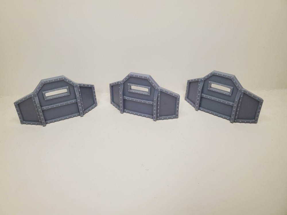 Custom Warhammer 40K Tabletop Terrain '40K Barriers'